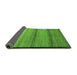 Sideview of Abstract Green Modern Rug, abs5266grn