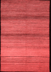 Abstract Red Modern Rug, abs5266red