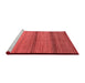 Modern Red Washable Rugs