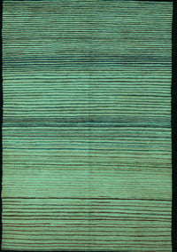 Abstract Turquoise Modern Rug, abs5266turq