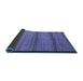 Sideview of Abstract Blue Modern Rug, abs5266blu