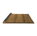 Sideview of Abstract Brown Modern Rug, abs5266brn