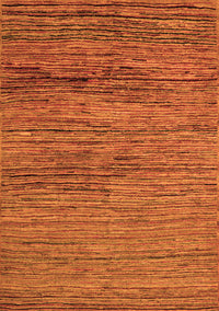 Abstract Orange Modern Rug, abs5267org