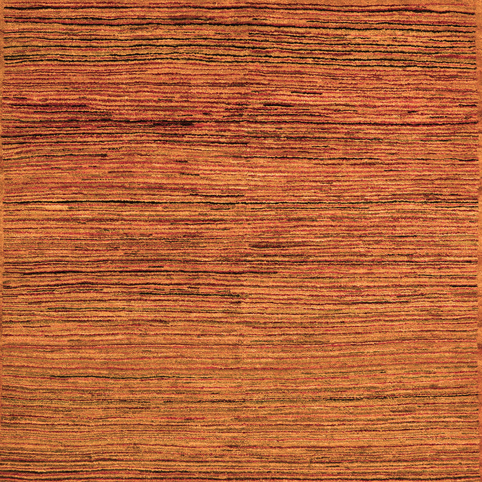 Square Abstract Orange Modern Rug, abs5267org