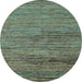 Round Machine Washable Abstract Light Blue Modern Rug, wshabs5267lblu