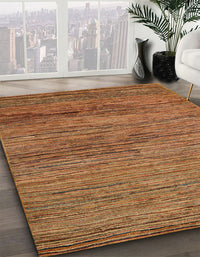 Abstract Orange Modern Rug, abs5267