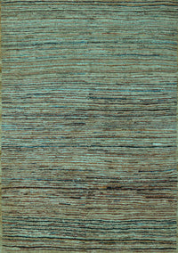 Abstract Light Blue Modern Rug, abs5267lblu