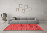 Machine Washable Abstract Red Modern Rug, wshabs5267red