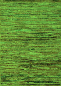 Abstract Green Modern Rug, abs5267grn