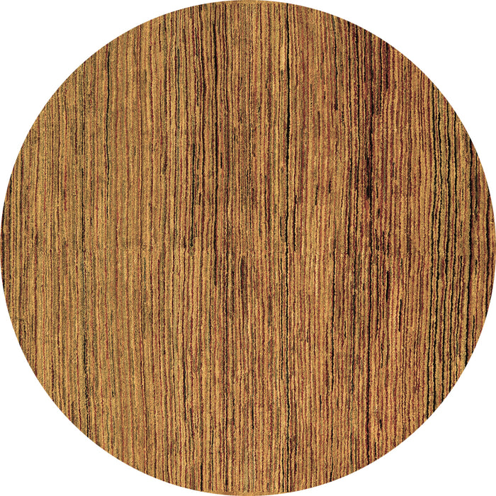 Round Machine Washable Abstract Brown Modern Rug, wshabs5267brn
