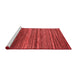 Modern Red Washable Rugs