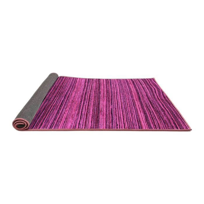 Sideview of Abstract Pink Modern Rug, abs5268pnk