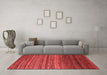 Modern Red Washable Rugs