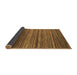 Sideview of Abstract Brown Modern Rug, abs5268brn