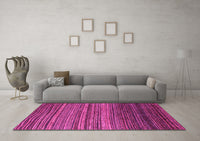 Machine Washable Abstract Pink Modern Rug, wshabs5268pnk