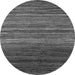 Round Machine Washable Abstract Gray Modern Rug, wshabs5268gry