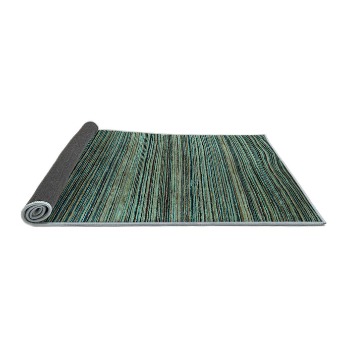 Sideview of Abstract Light Blue Modern Rug, abs5268lblu