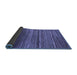 Sideview of Abstract Blue Modern Rug, abs5268blu