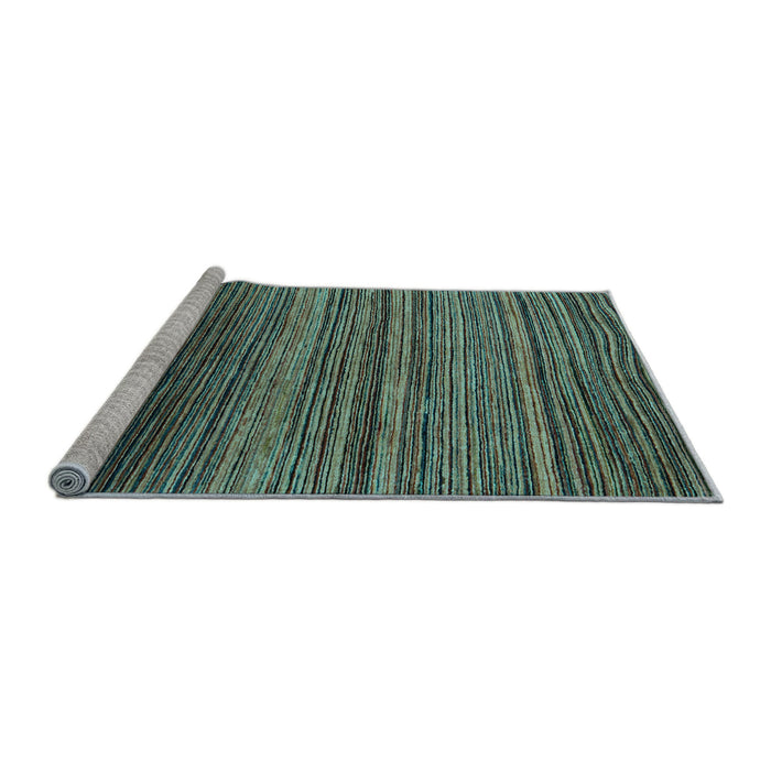 Sideview of Machine Washable Abstract Light Blue Modern Rug, wshabs5268lblu