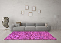 Machine Washable Abstract Purple Modern Rug, wshabs5269pur