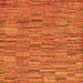 Square Abstract Orange Modern Rug, abs5269org