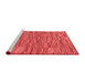 Modern Red Washable Rugs