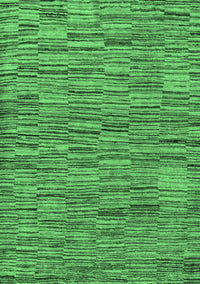 Abstract Emerald Green Modern Rug, abs5269emgrn