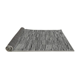 Sideview of Abstract Gray Modern Rug, abs5269gry
