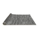 Sideview of Abstract Gray Modern Rug, abs5269gry