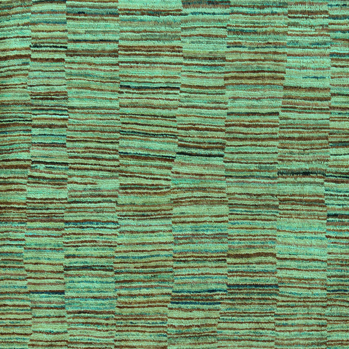 Machine Washable Abstract Turquoise Modern Area Rugs, wshabs5269turq