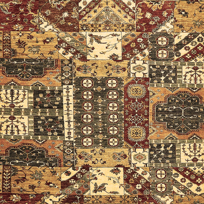 Southwestern Brown Country Rug, abs526brn