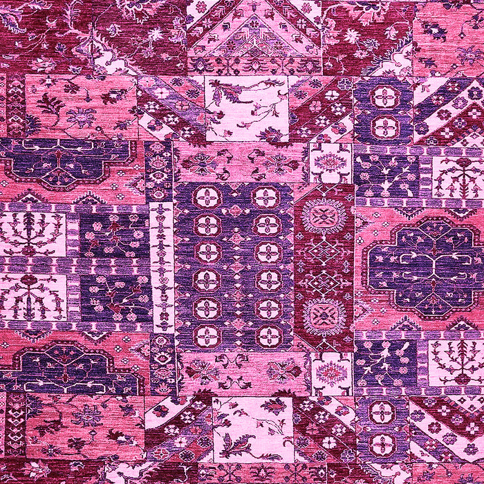Machine Washable Southwestern Pink Country Rug, wshabs526pnk