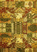 Southwestern Yellow Country Rug, abs526yw