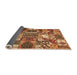 Sideview of Southwestern Orange Country Rug, abs526org