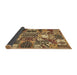 Sideview of Southwestern Brown Country Rug, abs526brn