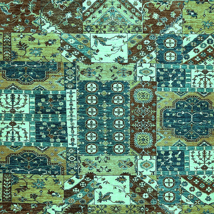 Southwestern Turquoise Country Rug, abs526turq