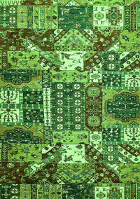 Southwestern Green Country Rug, abs526grn