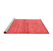 Modern Red Washable Rugs