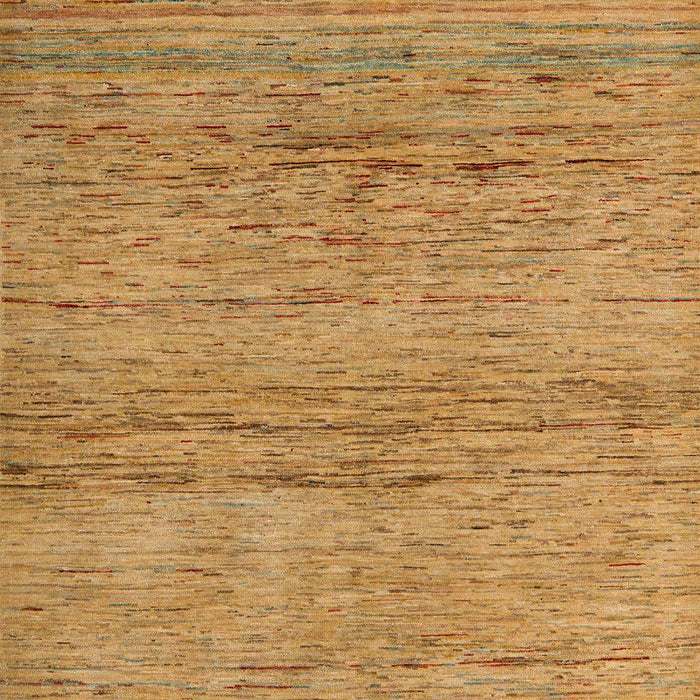 Machine Washable Abstract Yellow Rug, wshabs5270