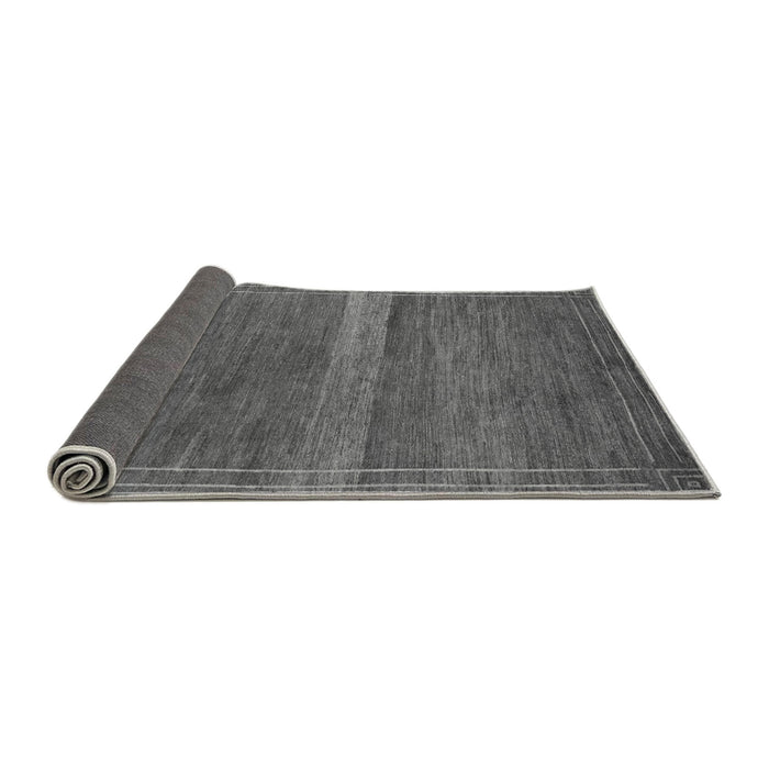 Sideview of Abstract Gray Modern Rug, abs5271gry
