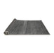 Sideview of Abstract Gray Modern Rug, abs5271gry