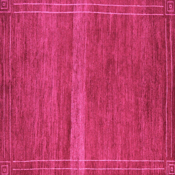 Square Machine Washable Abstract Pink Modern Rug, wshabs5271pnk
