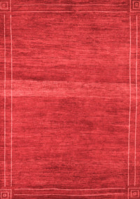 Abstract Red Modern Rug, abs5271red