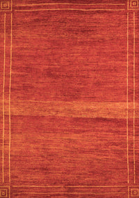 Abstract Orange Modern Rug, abs5271org