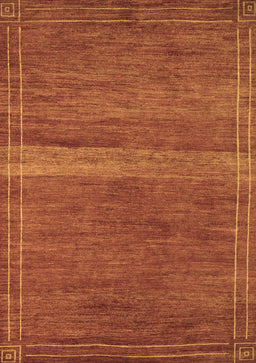 Abstract Brown Modern Rug, abs5271brn