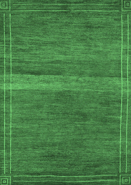 Abstract Emerald Green Modern Rug, abs5271emgrn