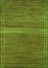 Abstract Green Modern Rug, abs5271grn