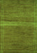 Abstract Green Modern Rug, abs5271grn