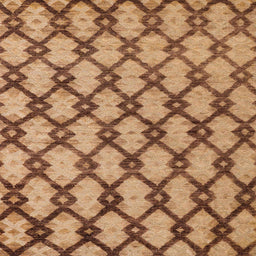Square Machine Washable Abstract Orange Rug, wshabs5272