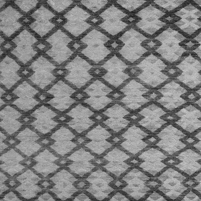 Square Abstract Gray Modern Rug, abs5272gry